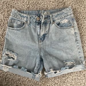 Denim shorts